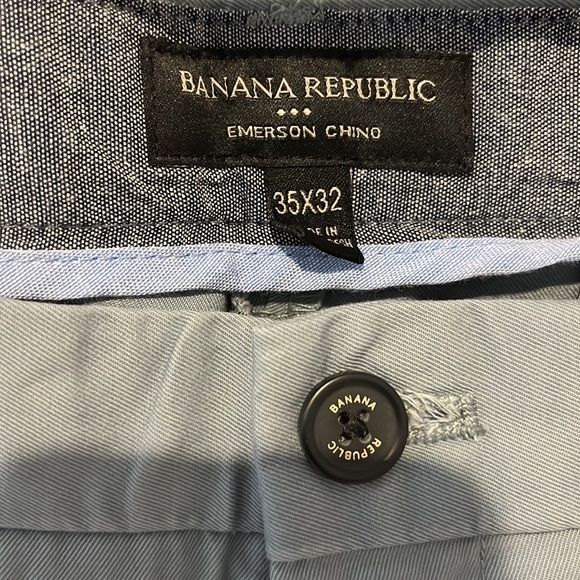 35x30 Banana Republic Emerson Chino Blue - Picture 2 of 3